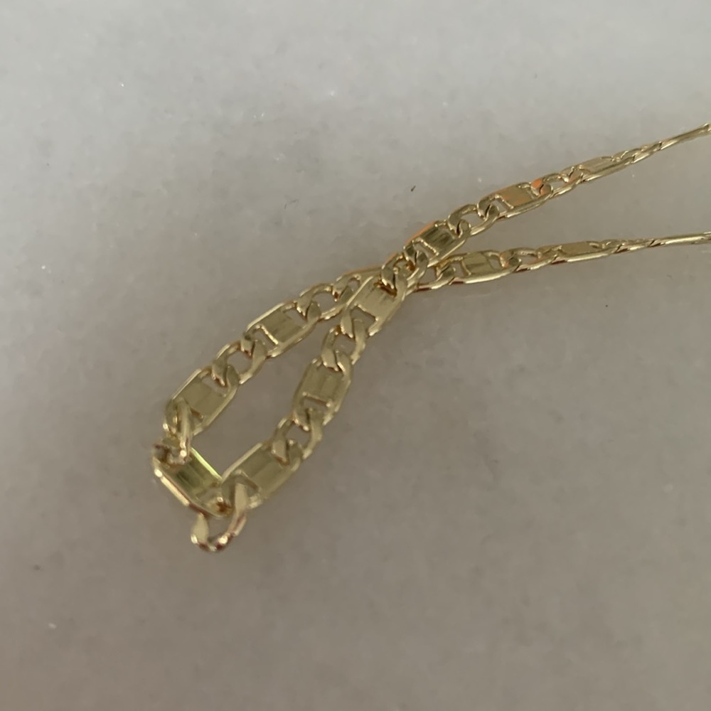 🌟 New Gold Plated Necklace Chain 22” # 30 - Picture 3 of 4